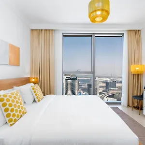  شقة Unified Vacation Homes-1 Bed Apt With Stunning View-high Floor-free Pool Gym
